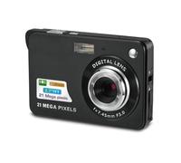 AYUNJIE 2.7 Inch LCD Screen Camera 21 Mega Pixels Rechargeable Digital Camera HD Digital Video Camera for Students, Children, The Adults (Black)