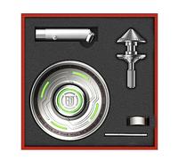 AYUNJIE Antistress Fidget Toys Metal Finger Spinner UFO Model Anxiety Toy for Adults Light Gadgets Zinc Alloy DIY Funny Toy for Children (C,Silver)