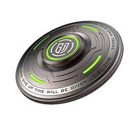 AYUNJIE Antistress Fidget Toys Metal Finger Spinner UFO Model Anxiety Toy for Adults Light Gadgets Zinc Alloy DIY Funny Toy for Children (C,Gray1)