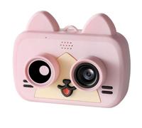 AYUNJIE Children's Camera WiFi Version Ultra-Long Standby Camera Photography Small Camera One-Click Sharing of Pictures, 1080P HD Kids Digital Cameras 2-Inch Cartoon Camera (Pink)