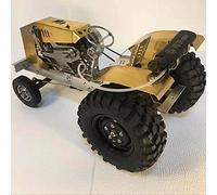 AYUNJIE Fire-Absorbing Stirling Engine Tractor Creative Model Science Teaching Novel Birthday Gift Office Decoration, Physical Experiment (Yellow)