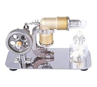 AYUNJIE High Temperature Stirling Engine Kit, Metal Stirling Engine Model, Physical Experiment Gift for Adult and Kids