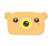 AYUNJIE Kids Camera, 12MP 1080P Mini Child Video Camera, 2 Inches IPS Screen Mini Camera Toy Gift for Kids (Orange)