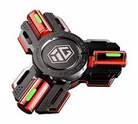 AYUNJIE Metal Finger Hand Spinner Toys with Luminous Light, Stress Anxiety ADHD Relief Figets Toy, Spinner Absorb Solar Light then Release in Dark Fidget Spinner Gifts for Adults and Kids, (C,Red)