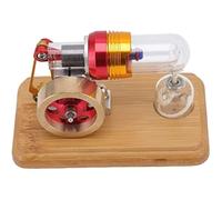 AYUNJIE Multipurpose Stirling Engine Model Practical Easy to Operate Aluminium Alloy for Friends for Classroom Presentations