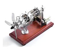 AYUNJIE Stirling Engine Kit 16 Cylinders Swash Plate Hot-air Model Steam Engine, Gift for Adult and Kids