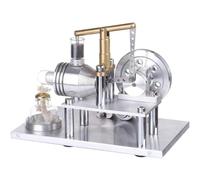 AYUNJIE Stirling Engine Kit, Balance Metal Stirling Engine Generator Model Electricity Generator Engine, Physical Experiment Gift for Adult and Kids