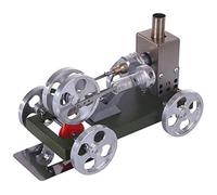 AYUNJIE Stirling Engine Kit, DIY Metal Stirling Engine Car Model Electricity Powered Engine Car, Physical Experiment