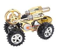 AYUNJIE Stirling Engine Model Kit, Practical Physics Toy Zinc Alloy Exquisite for Demonstration Props for Students for Physics/Mechanical Learning for Teachers