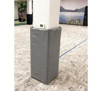 AYUNZXP 4ft Basement Pole Wrap Foam Column Cover Decorative, Outdoor Sports Playground Post Padding Square Self Adhesive, 3x3/ 4x4/ 5x5/ 6x6/ 7x7/ 8x8(Gray,3"x3" (8x8cm))