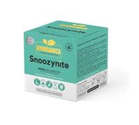 Ayurganica Snoozynite Herbal Tea With 9 Active Herbs - 120 Count - Sleep Tea For Night Time Relaxation - Ayurvedic Chamomile Tea With Lemon Balm, Rooibos & Green Tea - Silk Pyramid Individual Tea Bags