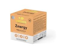 Ayurganica Zinergy Herbal Tea With 9 Active Ingredients - 60 Counts - Energy Boost Tea - Help With Tiredness & Fatigue - Yerba Mate, Ginseng, Green Tea, Holy Basil & peppermint - Individual Tea Bags
