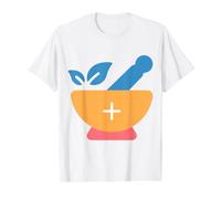 Ayurveda Science Life Indian Healing Art Medicine Dosha Value Graphic T-Shirt, Men, White, S