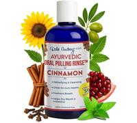 Ayurvedic Oral Pulling Rinse By Dale Audrey,CINNAMON,With Neem, Myrrh, Clove & Oil of Oregano. 8oz (1.5 Month-1tsp) Natural & Organic
