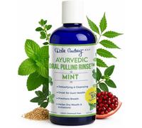 Ayurvedic Oral Pulling Rinse By Dale Audrey, MINT ,With Neem, Myrrh, Clove & Oil of Oregano. 8oz (1.5 Month-1tsp) Natural & Organic (MINT)