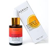 Ayurvedic Vitamin C Oil - Skin Brightening Vit C Serum with Rosehip Oil, Ashwagandha, Squalane - Hydrating Face Oil - Non-Greasy Facial Oil - Pure Vitamin C Oil - Luxury Skin Care Products - 30ml