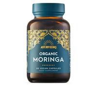 Ayurvediq Organic Moringa Oleifera Leaf 500mg, 60 Vegan Capsules