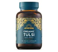 Ayurvediq Organic Tulsi Holy Basil 500mg, 60 Vegan Capsules