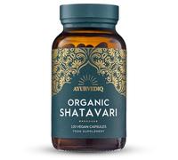 Ayurvediq Wellness Organic Shatavari Capsules 120, 400mg - Natural Pure Shatavari Powder for Breast Milk, Hormone Balance for Women - Soil Association Certified - Vegan Ayurveda Products