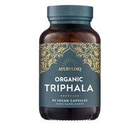Ayurvediq Wellness Organic Triphala Capsules 500mg - Natural Pure Triphala Powder Organic Capsules for Immunity, Digestion, Wellbeing - Soil Association Certified, Vegan Ayurveda Supplements, 60 caps