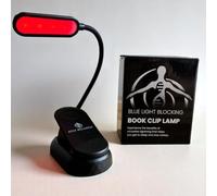 Ayus Wellness Blue Light Blocking Book Clip Lamp, 3 Lighting Modes, Rechargeable Battery