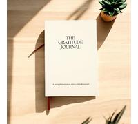 Ayus Wellness The Gratitude Journal | Linen Bound | Premium Writing Paper | Scientifically Backed Writing Exercises | 5 Minutes Per Day | Supports Mindfullness, Wellbeing, Mental Health