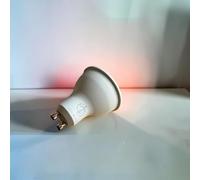 Ayus Wellness Tru Light Bulb, Full Spectrum LED First and ONLY in The UK, 3 Colour Modes, [Edison Screw E27 or Bayonet B22] (GU10 (Red + Amber))