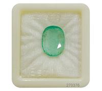 Ayush Gems 11.25 Ratti Beryl Emerald Genstone Original Certified Natural Panna Stone AAA Quality for Men and Women, free size, Crystal, Emerald, free size, Crystal, Emerald