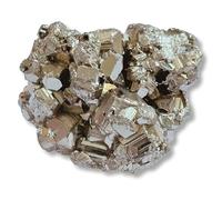 AYUSH GEMS 16.25 Ratti 15.00 Carat Pyrite Stone Original Stone for Wealth and Business Happiness/Vastu/Work Table Decoration with Increased Willpower and Manifestation Loose Gemstone Pyrite