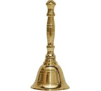 AYUSHNAIK Brass Ghanti for Pooja & Other Rituals| Pure Brass Bell for House & Temple Prayers | Puja Mandir Bell for Arti | Traditional Puja Item | Pooja Mandir Bell