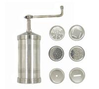 AYUSHNAIK Stainless Steel Indian Made Sev Sancha Machine, Sevaiya, Sev, Gathiya, Murukku, Chakli Maker, Kitchen Tools of Namkeen and Snacks Maker with 6 Different Jali