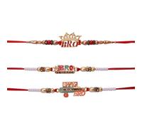 AYUSHNAIK Traditional Rakhi Designer Rakhi- Best Handmade Rakhi for Loving Brother/Sibling/Rakhi for Brother, Rakhi Bracelet, Raksha Bandhan Rakhi, Raksha Bandhan Festival SAN027