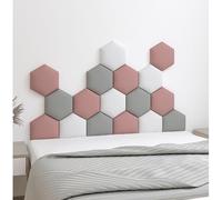 AYVADA Headboard, Upholstered Wall Panels Peel and Stick 3D, Padded Wall Panels for Bedroom, Headboard Panels for Wall Self-adhesive, Wall Cushion, Anti-Collision Wall Padding(C,150cmx87cm)