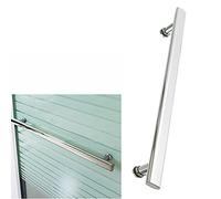 AYVADA Push and Pull Bar Shower Enclosures Towel Bar Sliding Glass Doors Handle for Hotel Office Bathroom Door Knobs Rail (Size : 400mm)