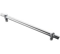 AYVADA Shower Door Handle for Glass Door | Bathroom Door Knobs for Interior Doors | Shower Screen Door Pull Push Button | Adjustable Hole Center Armrest (Size : Length 55cm)