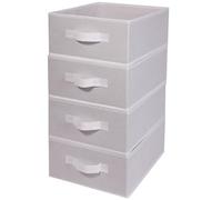 AYVANBER Foldable Storage Boxes Large Closet Organizers and Cube Storage Bins with Handle Clothes Drawer Organizer Bedroom Organization Set for Bedding Clothes Toys Socks and More (White)