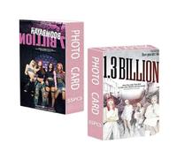 AYVRUOP 55 Blackpink Photo Cards, Kpop Photocards, BP Born Pink World Tour Album Cards, Lomo Kpop Photocard Set Gift for Fans (B)