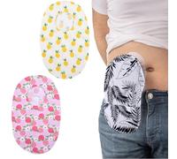 AYVRUOP Pack of 2 Ostomy Bag Liners, Removable Washable, Colostomy Bags, Colostomy Bag Cover, Breathable Protective Insert for Colostomy Bags