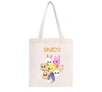 AYVRUOP Stray Kids Tote Bag, Stray Kids Bag, Stray Kids Skzoo, Stray Kids Merch, Skzoo Shopping Bag, Handbag Gifts for Straykids Fans (SKZOO/A)