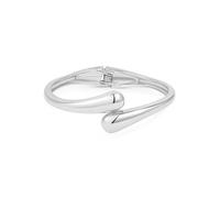 AYWFCBF Bangle Bracelets for Women | 14K Gold Plated Trendy Wide Bracelets | Hinged Arm Cuff Bangles Chunky Bracelet for Women, One Size, Alloy, Silver, no gemstone