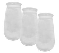 AYWFEY 3 Pcs 4 Inch Ring Marine Filter Socks 200 Micron, Aquarium Felt Socks, Pool Filter Bags for Freshwater Saltwater Aquariums Fish Tank, Sump Filter Socks, 4 Inch Ring by 10 Inch Long