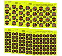AYWFEY 335 Splatter Target Stickers, 10 Sheets of 2"/ 5 cm & 1"/2.54 cm Stick & Splatter Self Adhesive Reactive Shooting Targets, Suitable Only for Adults Over 18 Years Old