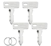 AYWFEY 4 Pack Golf Cart Keys, Golf Cart Key Replacement Compatible with 1982-Up Club Car Precedent DS and Tempo Gas Electric Golf Carts, Replace Part Number 1012505 AM10079, with 2 Key Rings