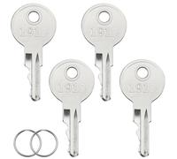 AYWFEY 4 Pack Ignition Keys, Golf Cart Keys Replacement Compatible with EZGO Gas and Electric 1982-up, Replace OEM 17063G1 17063-G1, with 2 Key Rings