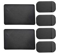 AYWFEY 6 PCS Non Slip Car Dashboard Mat, Anti-Slide Sticky Pads for Car Dashboard, Radar Detector Dash Mount, Car Phone Holder Sticky Pad, Non Slip Pad for Phone, Keys, Mirrors, GPS, Sunglass