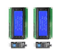 AYWHP 2 Pieces 20 x 4 2004 LCD Display Module with TWI IIC I2C Interface - Blue 5V LCD Screen Compatible with Arduino, Raspberry Pi Pico, ESP32 & ESP8266