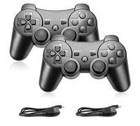 AYWHP 2PCS Controller für PS3, Wireless Controller Bluetooth Controller für PS3 mit Double Shock Ergonomie Rechargable Controller für PS3 Gamepad