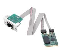 AYWHP M.2 2.5G Gigabit Ethernet Network Card, M.2 E Key 2.5G Ethernet Adapter with RTL8125B Chipset, Single Port Gigabit Server NIC Adapter for Win/Linux