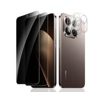 AYWLPP Pack of 2 Privacy Screen for Xiaomi 15T Pro with 2 Camera Protection, Anti-Spy Privacy Screen Protector, Anti-Spy Tempered Glass Film, HD Privacy Film, 9H Hardness, Anti-Scratch