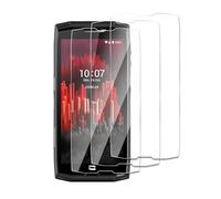 AYWLPP Pack of 3 screen protectors for Crosscall Core X5, HD screen protector, tempered glass screen protector, 9H hardness, does not affect the case, anti-scratch, anti-oil
